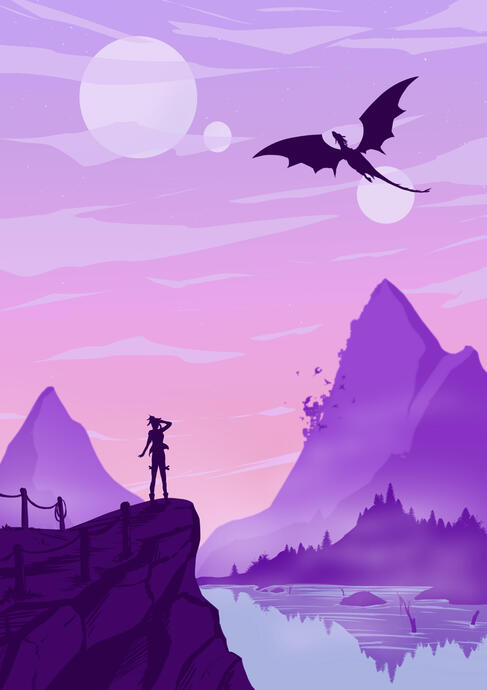 Minimalist promo poster, Saigami, 2022
