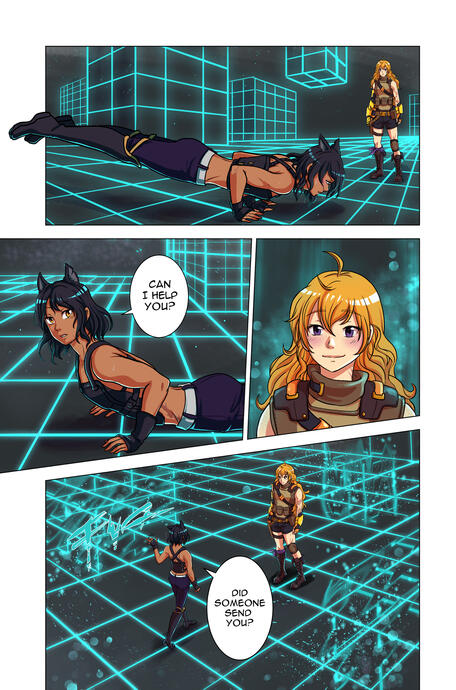 GN page, RWBY fan project, 2021
